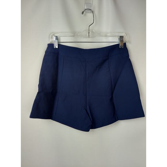 Hayden Los Angeles NWT Navy Flat Front Side Zip Shorts With Pockets Size Small - Picture 5 of 6